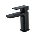 Apex Gloss White Floor Standing Vanity Unit & Basin with Black Handles, Tap & Waste 615mm