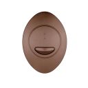 Apache Brushed Bronze Oval Dual Flush Button for Apache Concealed Cistern