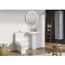 Rhythm White Matt Decor Ceramic Tile 300x900mm