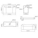 Claydon High Level Traditional Toilet Dimensions