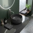 Verity Grafite Gloss Round Countertop Basin
