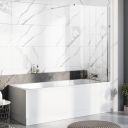 Statton Chrome Frameless Bath Screen