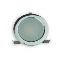 Round Chrome LED Plinth Light Kit (5 Light Pack)
