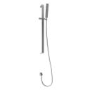 Liva Chrome Dual Outlet Square Shower Pack with Slider Rail & Overflow Bath Filler