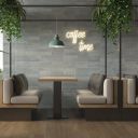 Terraza Blue Terracotta Matt Porcelain Brick Tile - 280x70mm