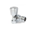 Thermostatic Chrome Angled Pair of Radiator Valves