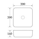 Orbit Countertop Ceramic Basin spec