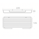Chrome Wire Basket Small