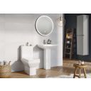 Rhythm Matt White Ceramic Tile 300x900mm