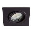 Leo Matt Black Tiltable Square Downlight