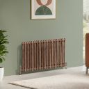 Clement Antique Copper Double Horizontal Column Radiator 600x1190mm