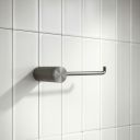 Moray Gunmetal Knurled Toilet Roll Holder