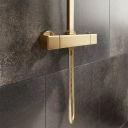 Truro Brushed Gold Thermostatic Shower Pack
