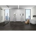 Zoltan Black Stone Effect Gloss Porcelain Tile 1200x1200mm