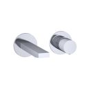 Pancho Chrome Wall Mounted Basin Mixer Tap
