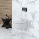 Infinite White Gloss Porcelain Tile 300x600mm