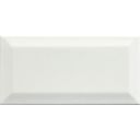 Metro White Ceramic Brick Tile 100x200mm