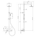 Coach Chrome Thermostatic Shower Pack