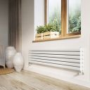 Islington White Double Horizontal Radiator 472x1200mm