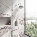 Cambridge Chrome Single Outlet Concealed Valve & Rose Shower Head