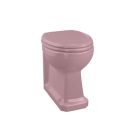 Burlington Confetti Pink Back to Wall Toilet with Soft Close Seat