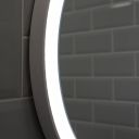 Zia Circle Round LED Illuminated Bathroom Mirror 600x600mm Lifestyle
