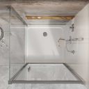 Fabio Chrome Pivot Shower Door
