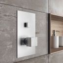 Concord Chrome Single Outlet Square Touch Control Concealed Shower Valve