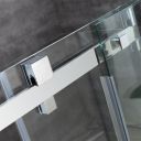 Solet Chrome Sliding Shower Door 1200mm Frame Detail