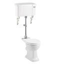 Burlington Traditional Medium Level Toilet with Push Button