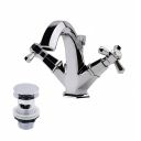 Adonis Chrome Basin Mono Tap & Waste