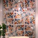 Saigon White Decor Polished Porcelain Tile 900x900mm