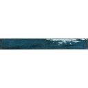 Capri Blue Gloss Ceramic Brick Tile - 400x50mm