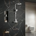 Manisa Chrome Thermostatic Shower Pack