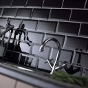Metro Black Ceramic Brick Tile 100x200mm