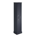 Richmond Midnight Grey Floor Standing Tall Bathroom Storage Cabinet