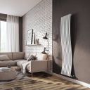 Gamma White Vertical Wave Radiator 1785x413mm