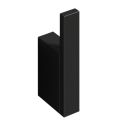 Cubic Matt Black Robe Hook
