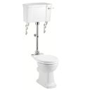 Burlington Traditional Medium Level Toilet with Ceramic Lever