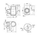 Chrome Radiator Elbow