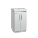 Tavistock Compass Gloss White Floor Standing Vanity Unit with Ceramic Basin 500mm