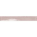 Capri Pink Gloss Ceramic Brick Tile - 400x50mm