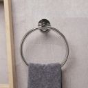 Round Chrome Towel Ring