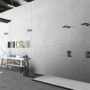 Tempe Wave Gris Ceramic Tile 400x1200mm
