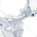 Charlie Blue Marble Matt Porcelain Tile 600x600mm