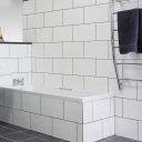 Blanco White Gloss Ceramic Wall Tile - 250x400mm