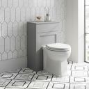 Traditional Light Grey WC Unit