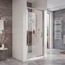 Fabio Chrome Pivot Shower Door