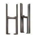 Clement Raw Metal Pair of Double Column Radiator Feet