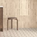 Babylon Brown Gloss Ceramic Brick Tile 246x60mm